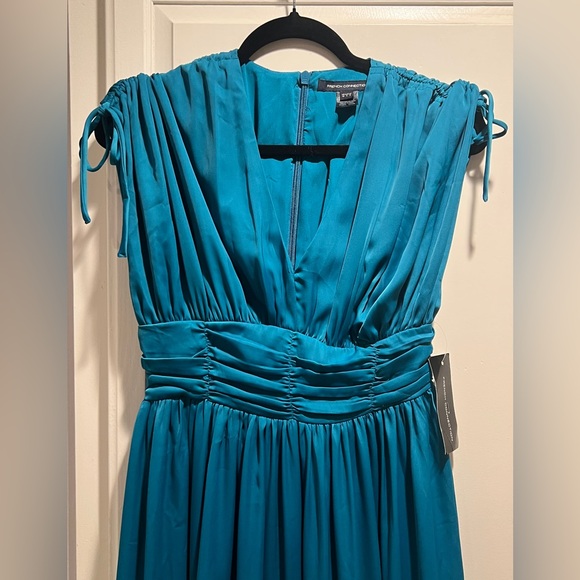FRENCH CONNECTION Maxi Dress Polyester Women’s Size 6US Color: Ocean Depth NWT - Picture 14 of 16